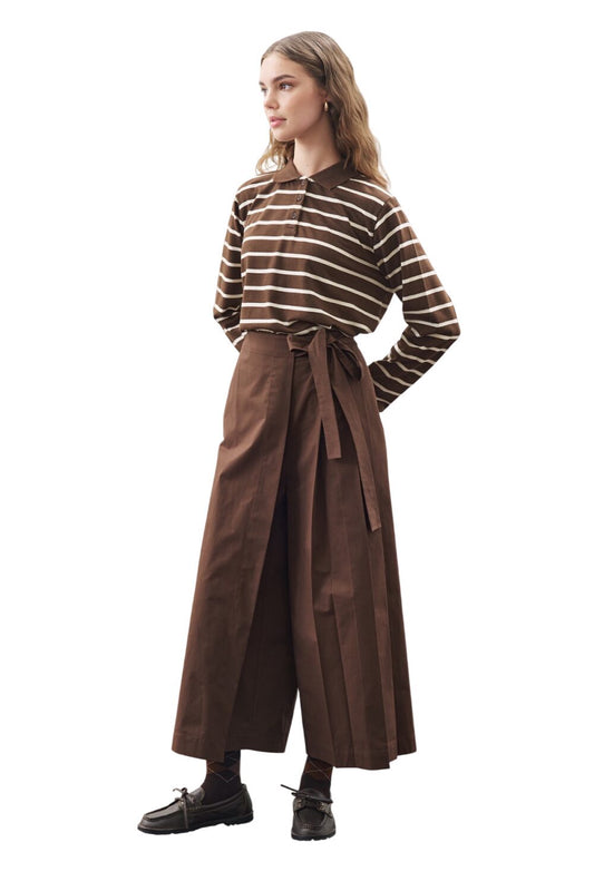 Hose im Rock-Look, schwarz