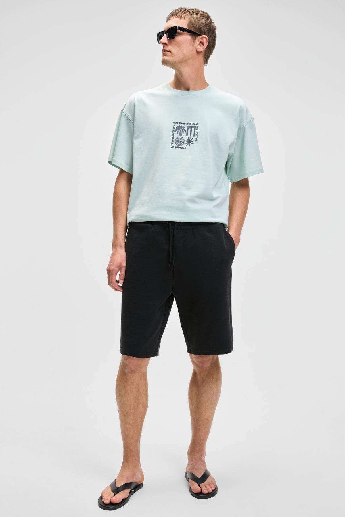 HUJSEN Herren Relaxed Fit Shorts