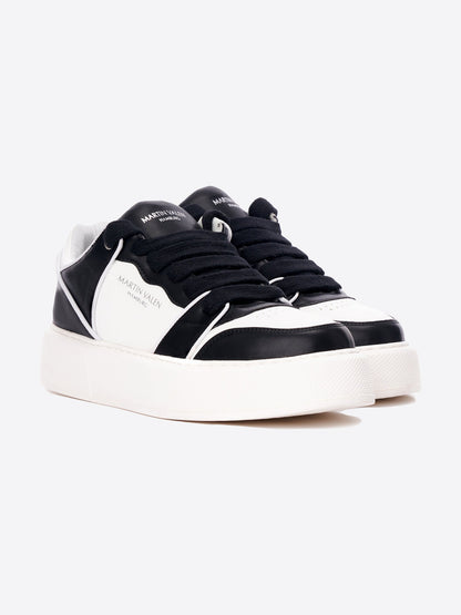 Zweifarbige High-Top Sportschuhe