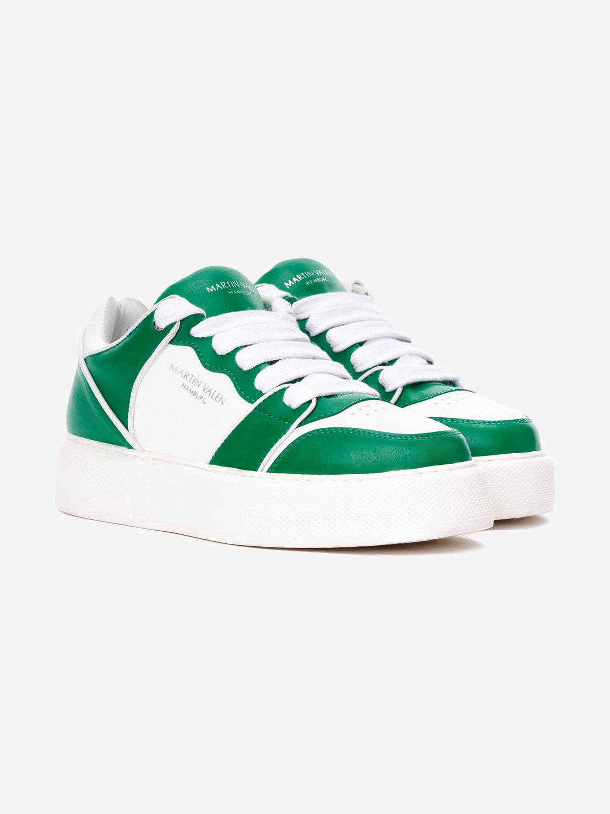 Zweifarbige High-Top Sportschuhe