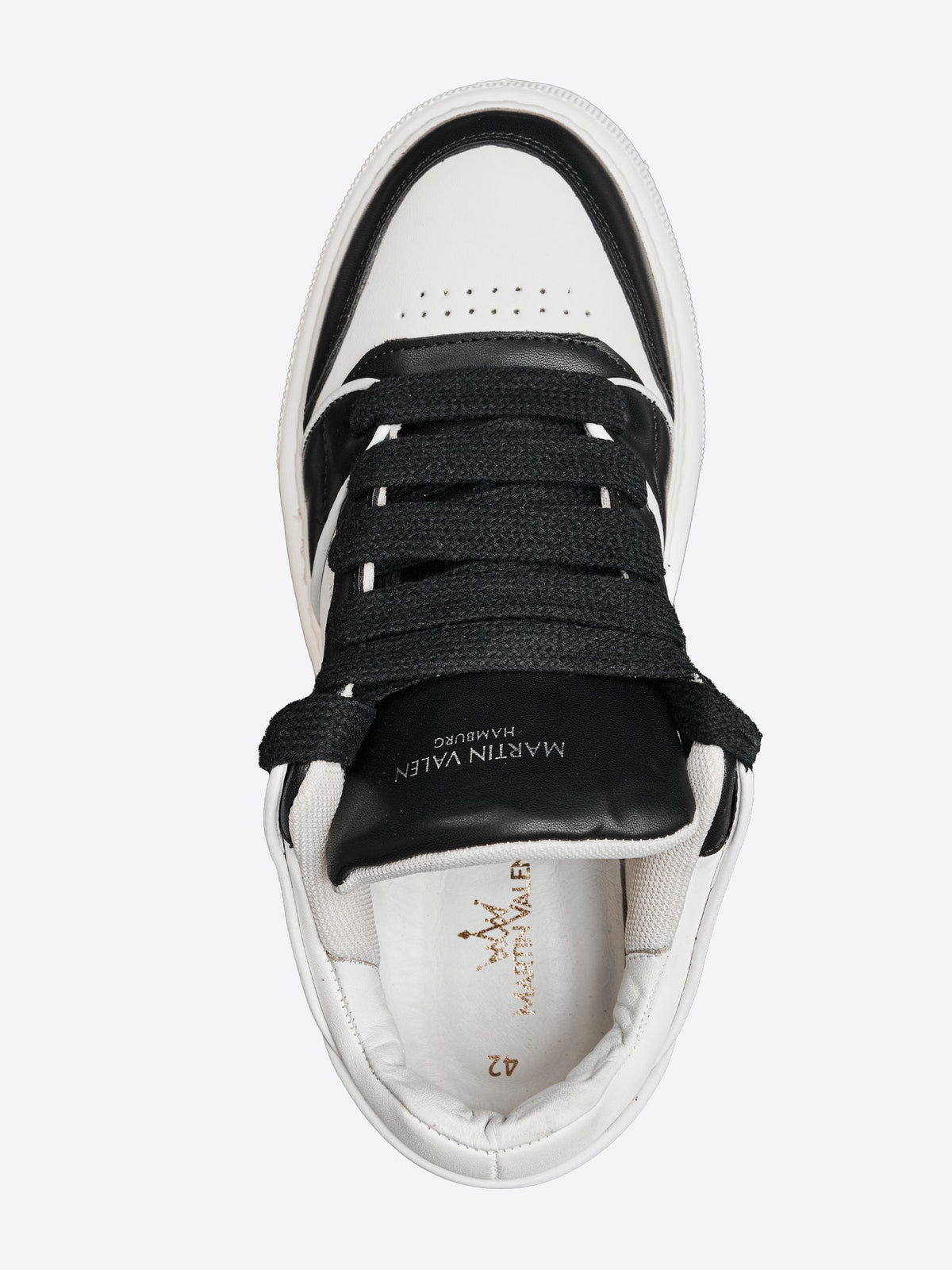 Zweifarbige High-Top Sportschuhe