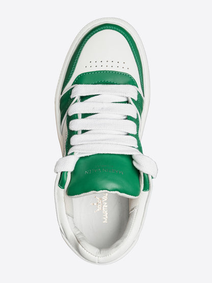 Zweifarbige High-Top Sportschuhe