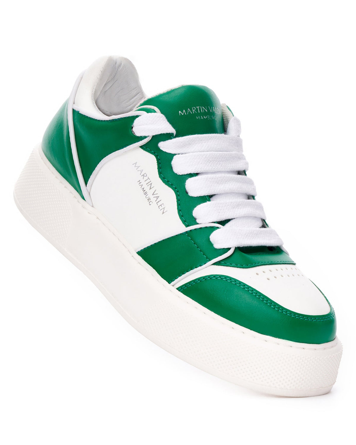 Zweifarbige High-Top Sportschuhe