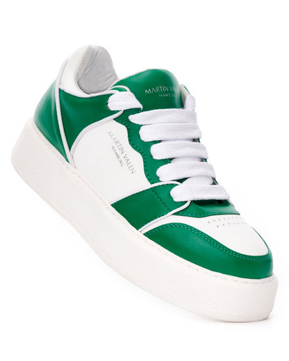 Zweifarbige High-Top Sportschuhe