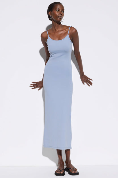 Maxikleid mit dünnen Trägern