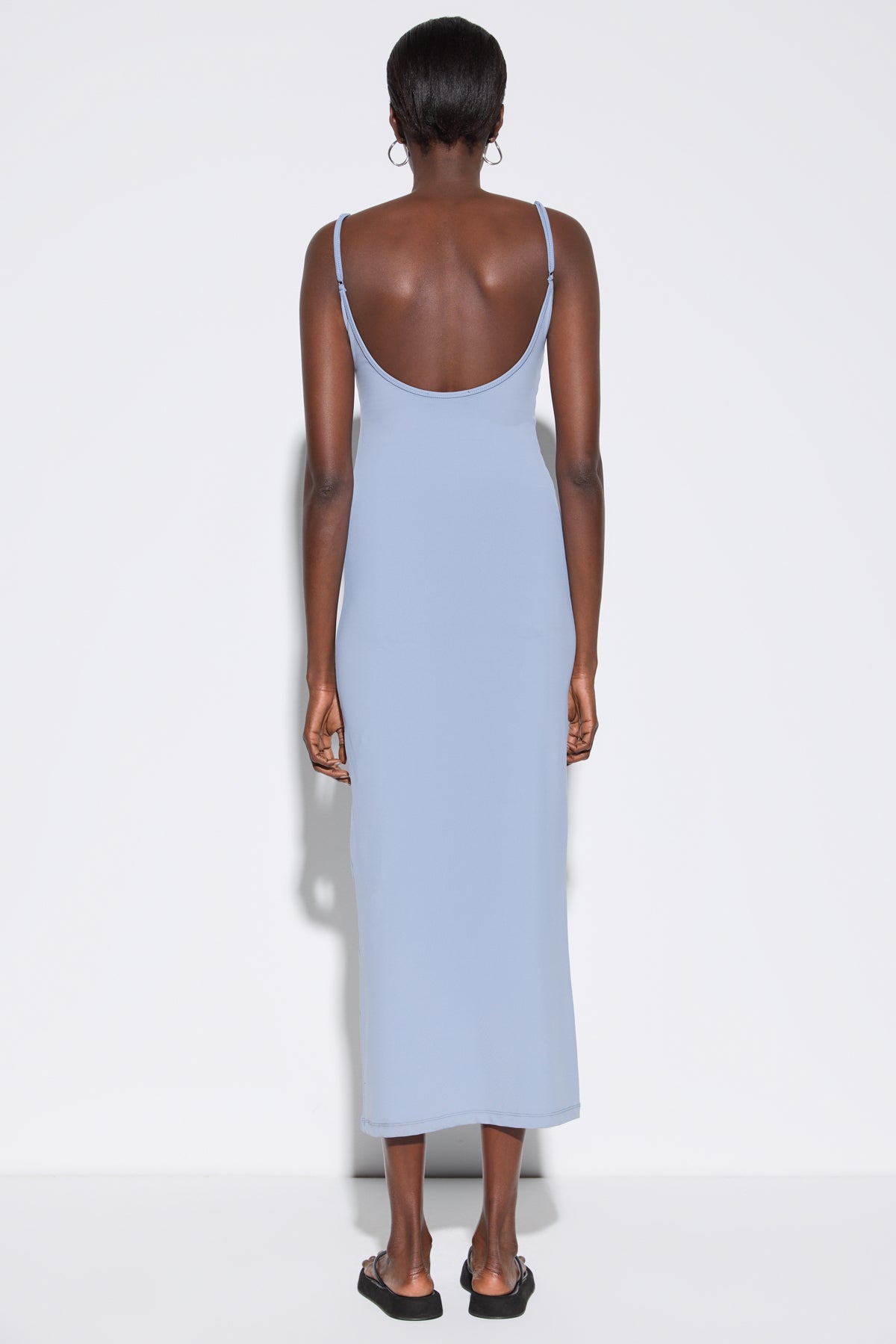 Maxikleid mit dünnen Trägern