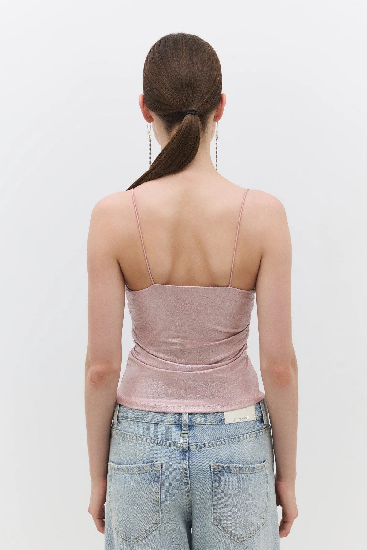 Crop-Top mit dünnen Trägern