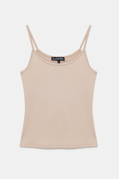 Bluse mit dünnen Trägern