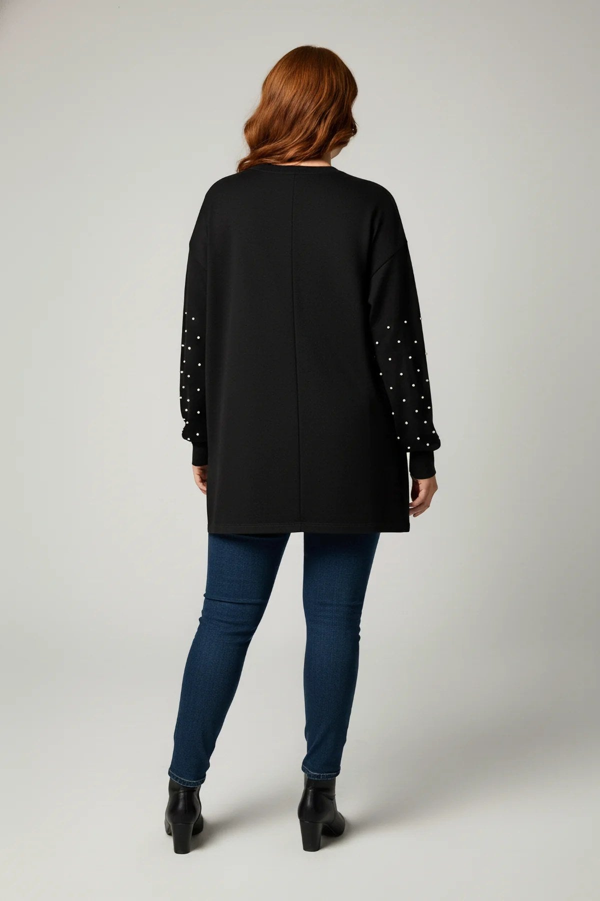 Bluse mit Perlendetail
