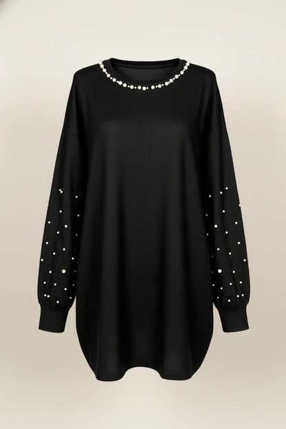 Bluse mit Perlendetail