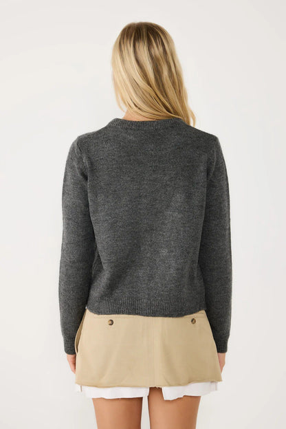 Perlenbesetzter Cardigan
