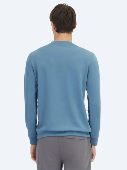 Indigo Rundhals Sweatshirt