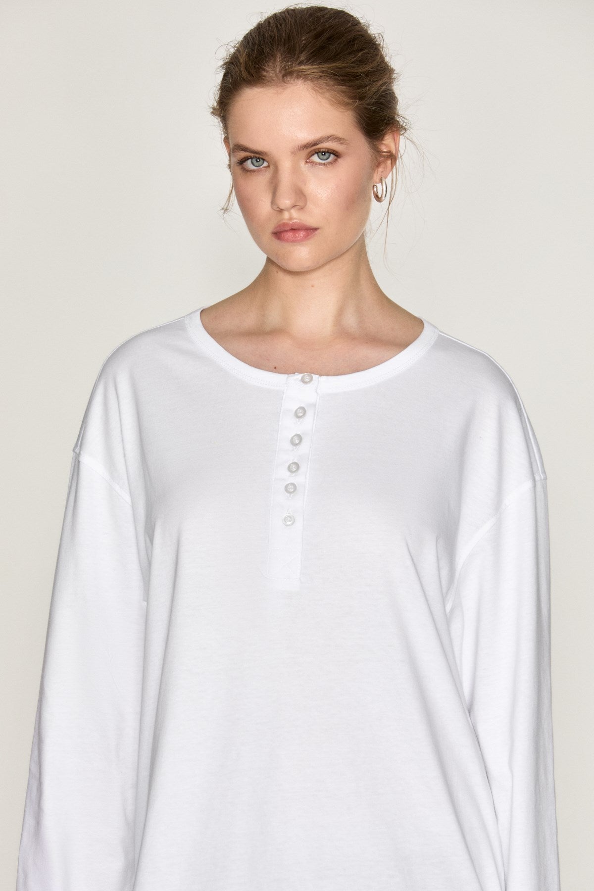 ETHIQUET ISALORE Damen Bio-Baumwollbluse Weiß