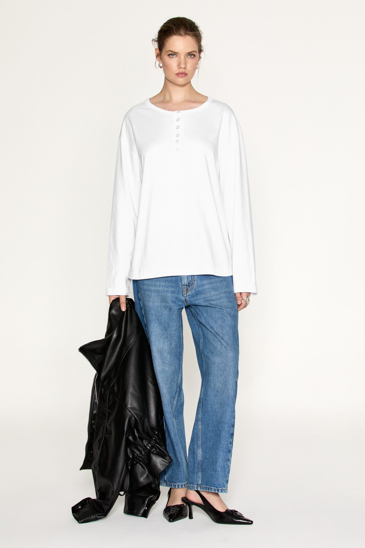 ISALORE Damen Bio-Baumwollbluse