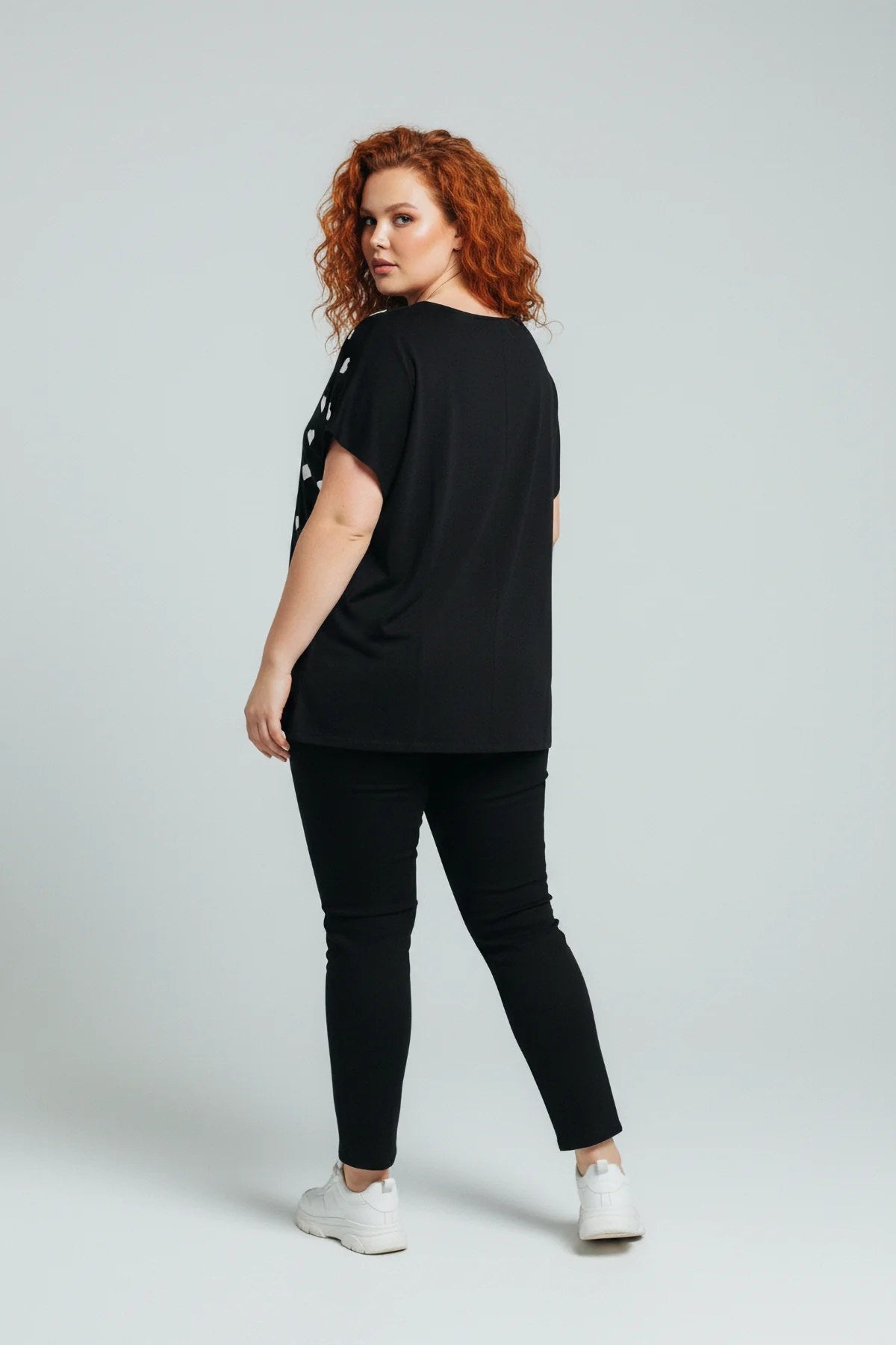 T-Shirt mit gesticktem Herzdetail