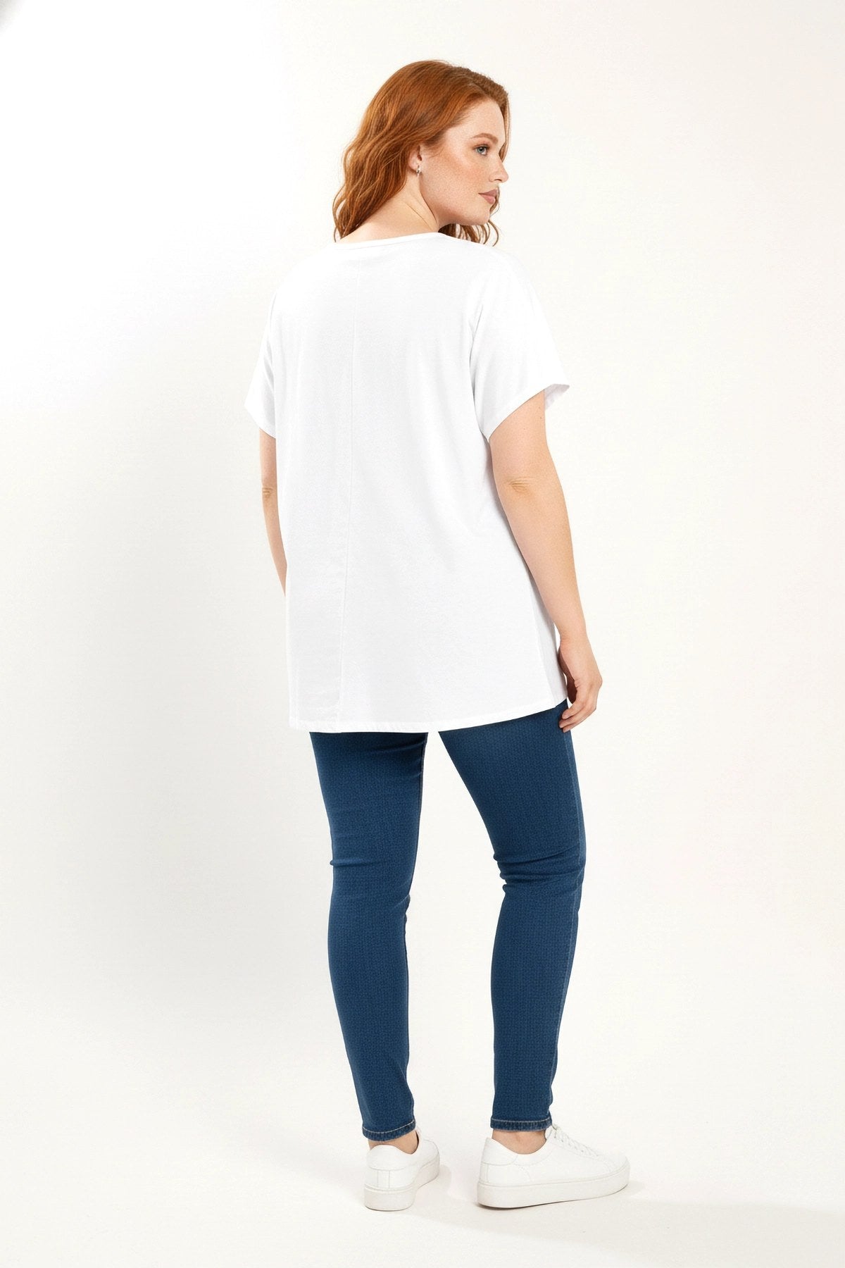 Besticktes Herz T-Shirt