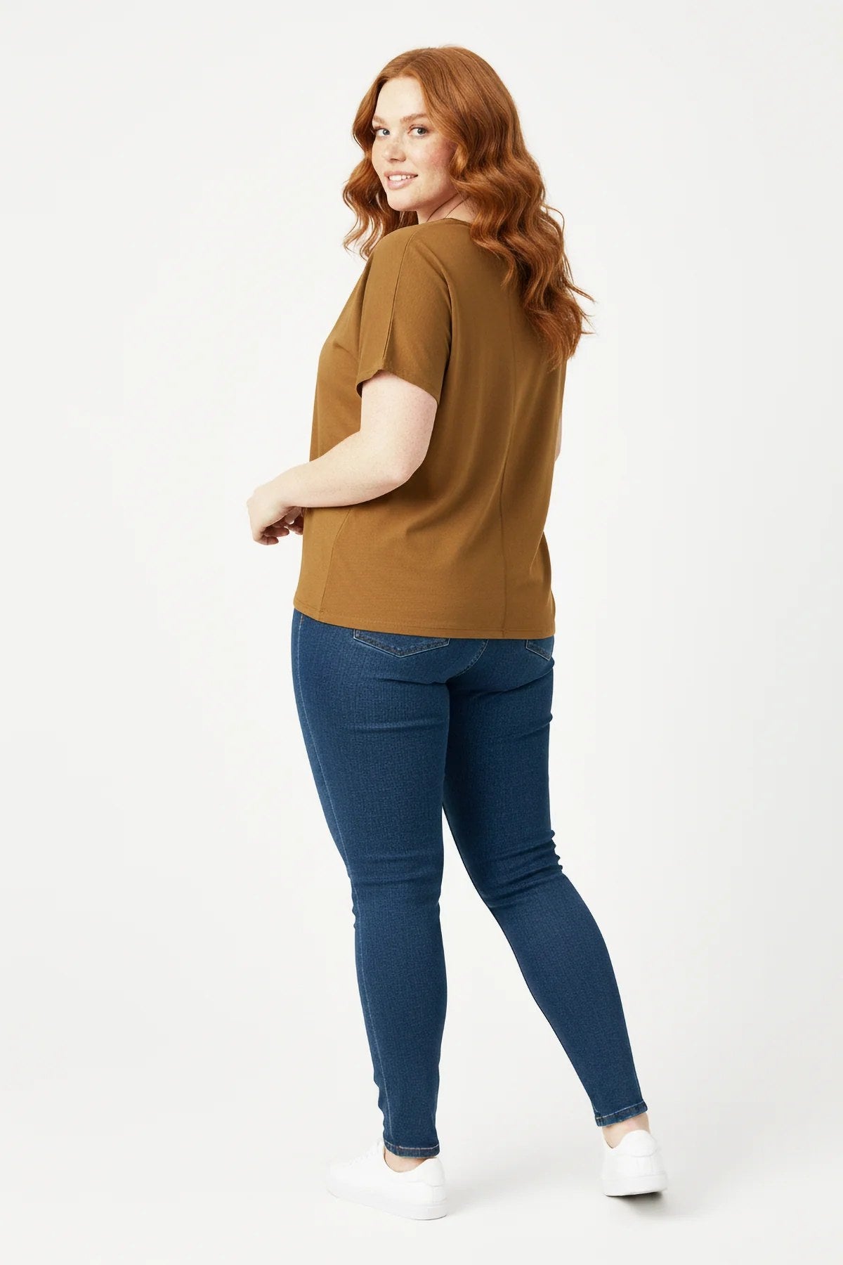 T-Shirt mit gesticktem Herzdetail