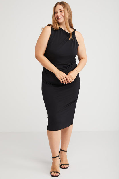Iveta Midi Kleid Große Größen