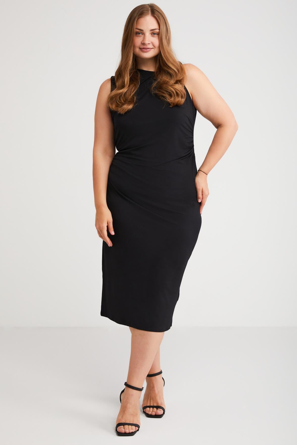 Iveta Midi Kleid Große Größen