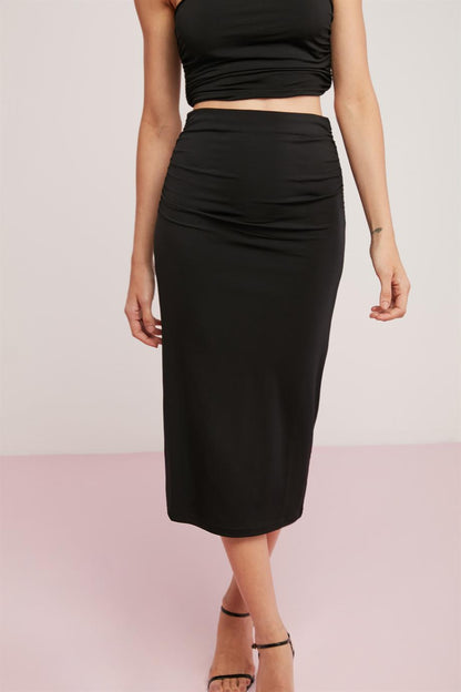 JAEL Damen Drapierter Bleistiftrock
