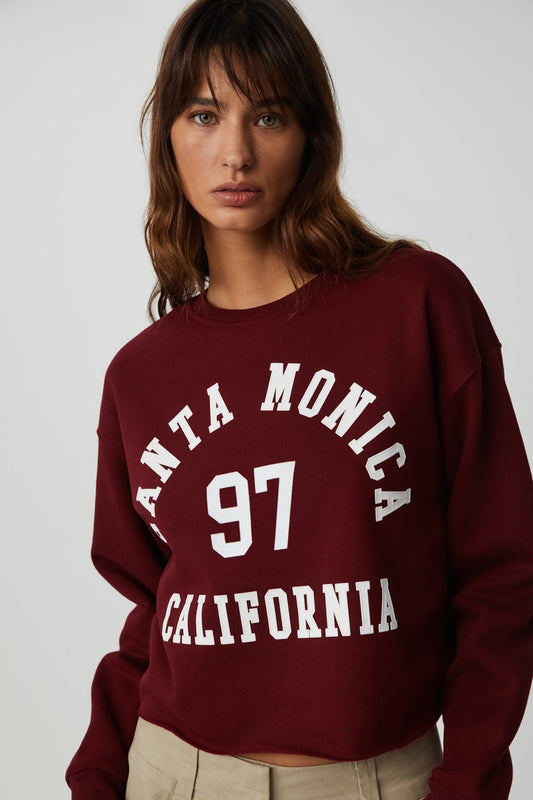 JAELYN Damen Cropped Sweatshirt
