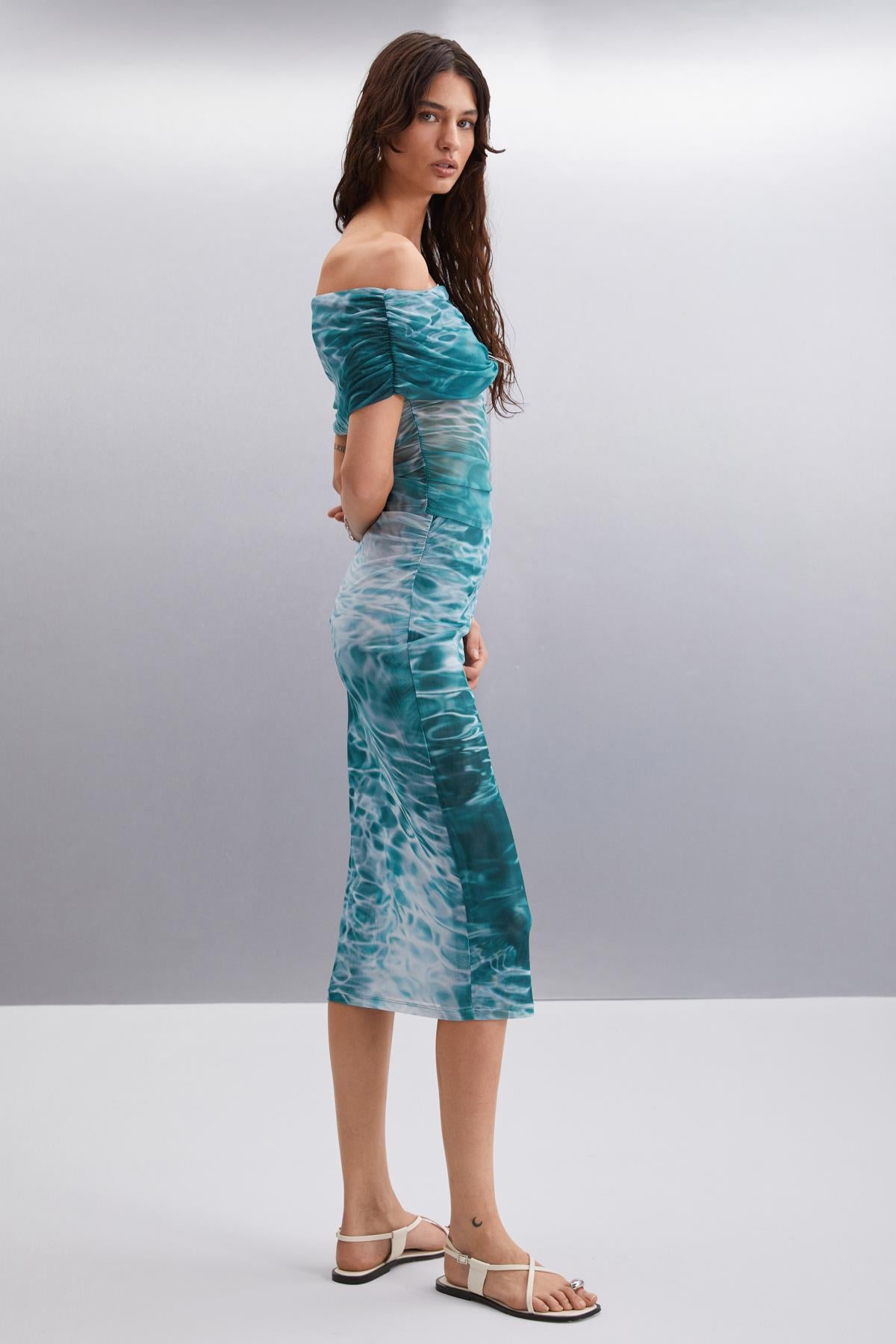 JAVIERA Slim Fit Bedruckter Rock