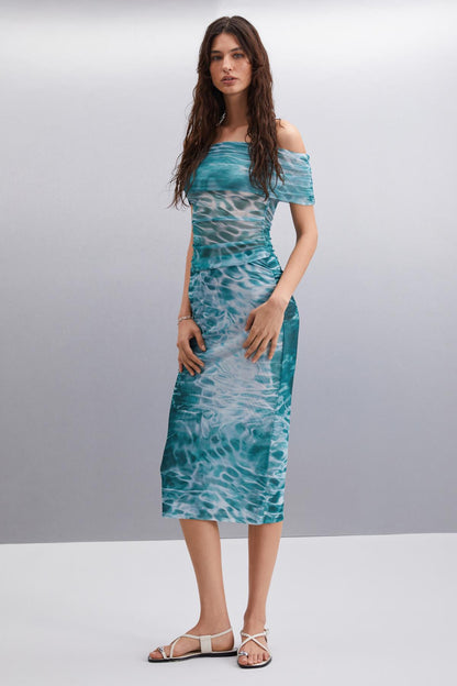 JAVIERA Slim Fit Bedruckter Rock