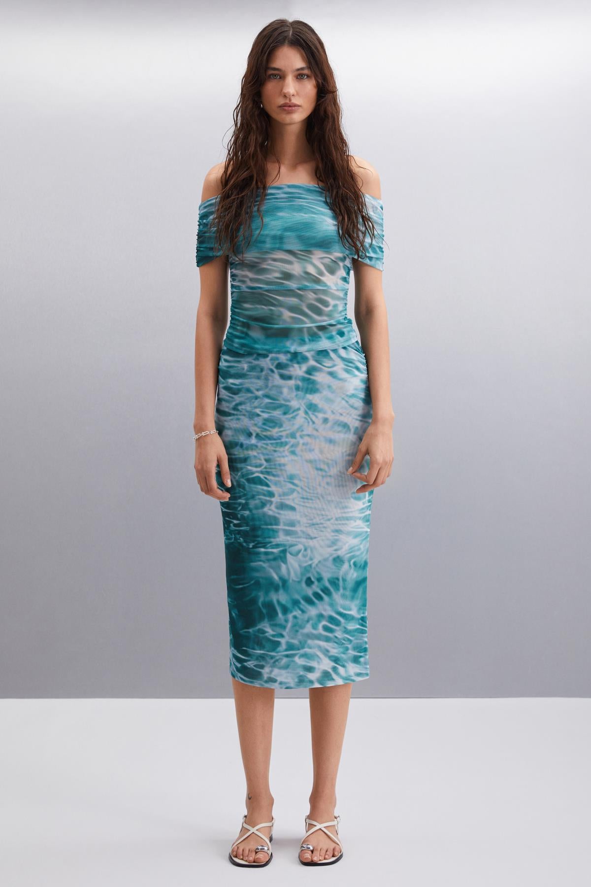 ETHIQUET JAVIERA Slim Fit Bedruckter Rock Default Title