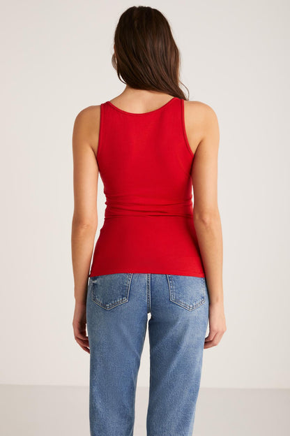 Jayla Damen Slim Baumwoll Top