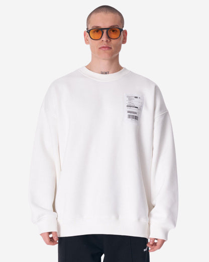 Weißer Jedi Lieferetikett Sweatshirt
