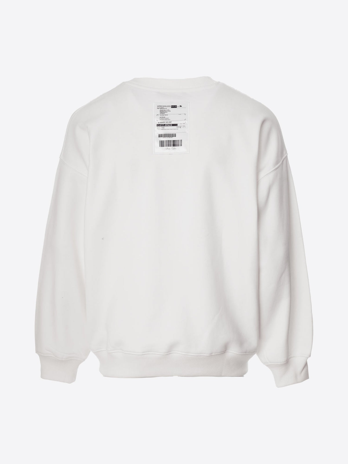 Weißer Jedi Lieferetikett Sweatshirt