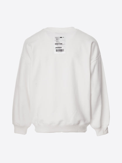 Weißer Jedi Lieferetikett Sweatshirt