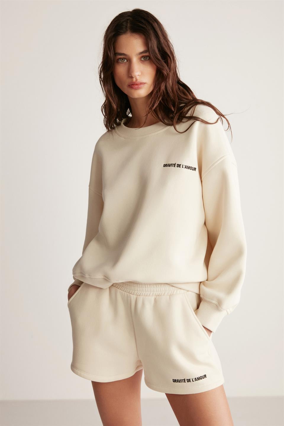 JENNIFER Damen Oversized Sweatshirt