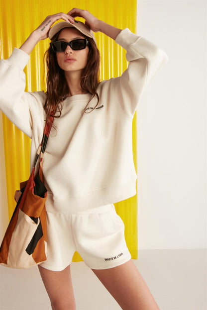 JENNIFER Damen Oversized Sweatshirt