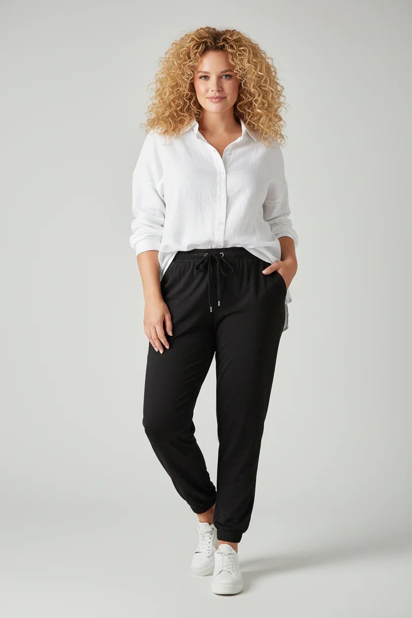 Jersey-Faltenhose