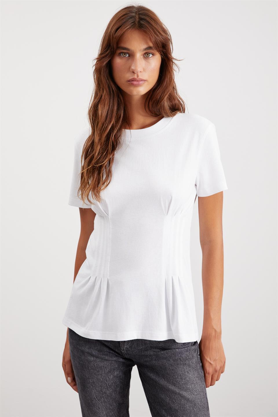JESSIA Damen Bio-Baumwoll T-Shirt Rundhals