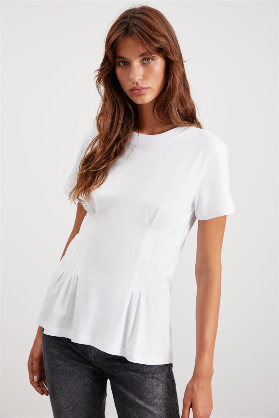 JESSIA Damen Bio-Baumwoll T-Shirt Rundhals