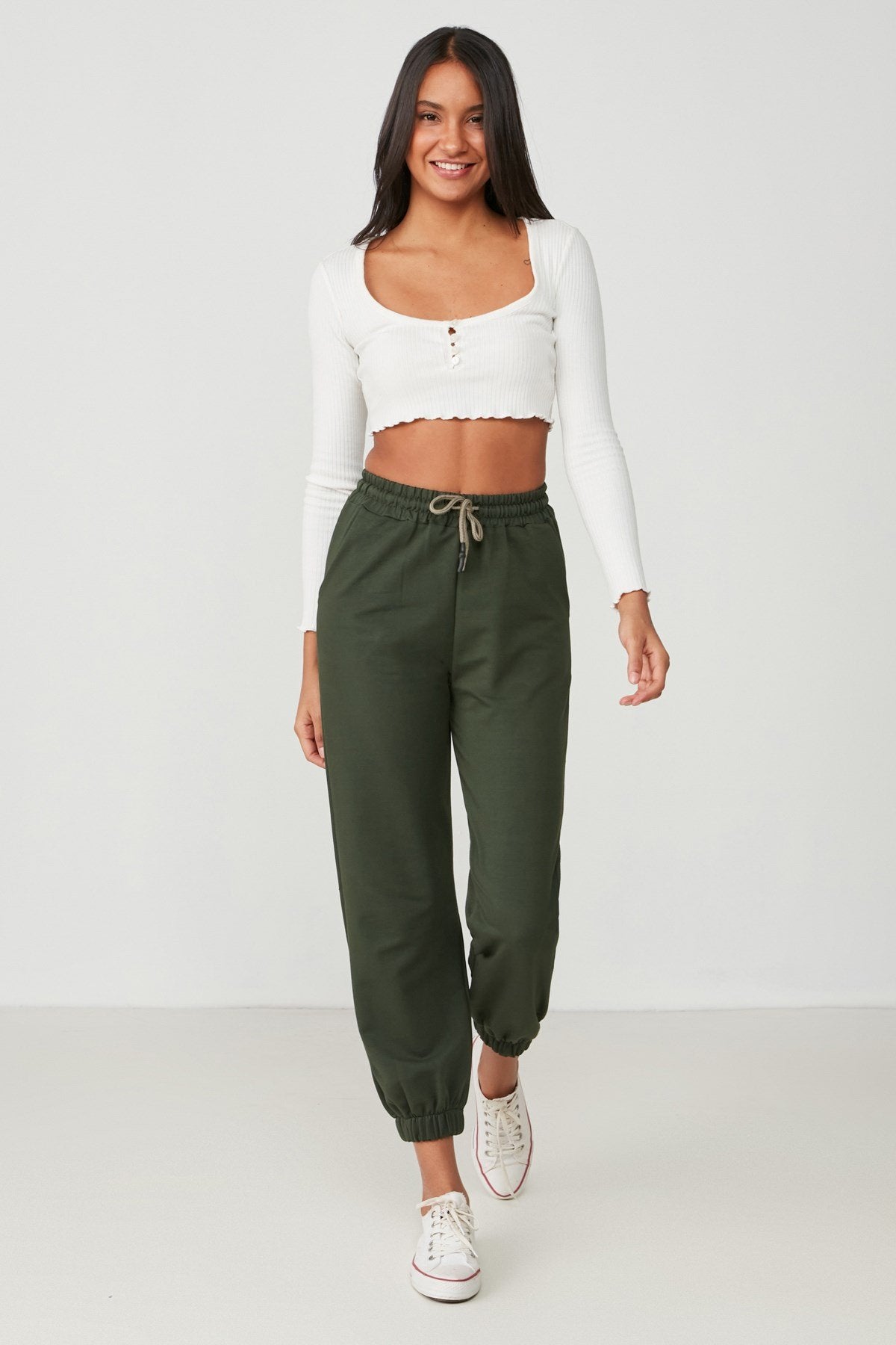 Dehnbare Sport Jogginghose