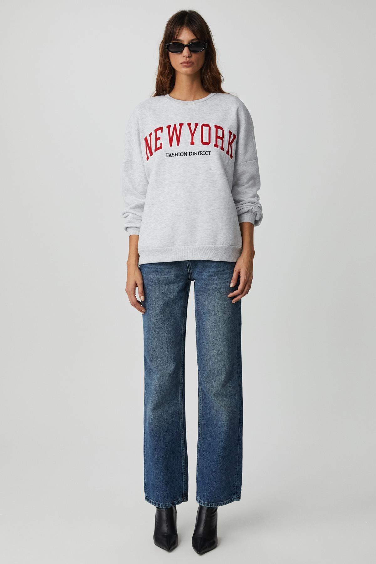 JORDIN Damen Oversize Sweatshirt