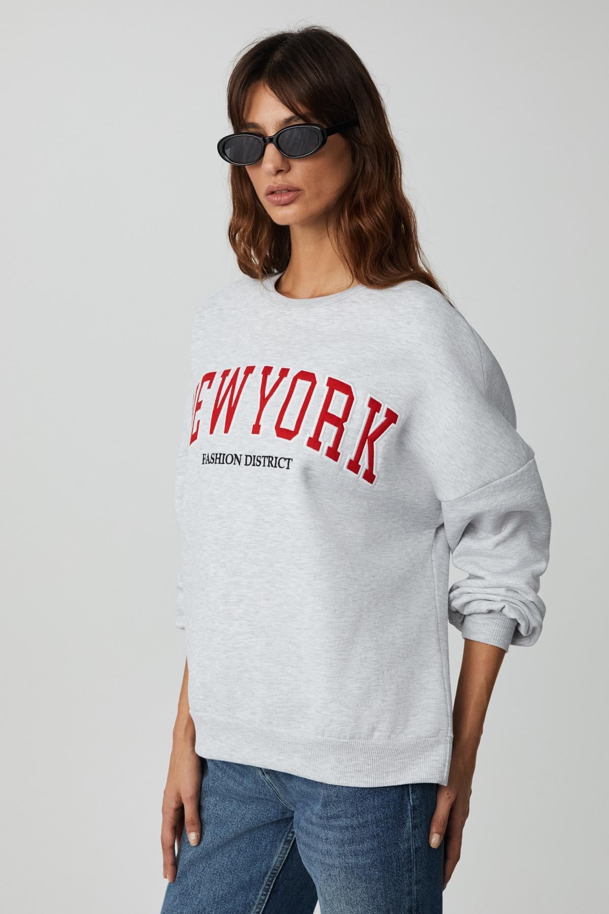 JORDIN Damen Oversize Sweatshirt