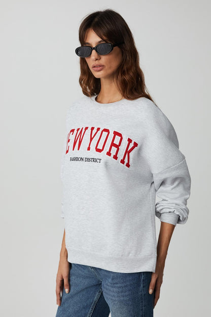 JORDIN Damen Oversize Sweatshirt