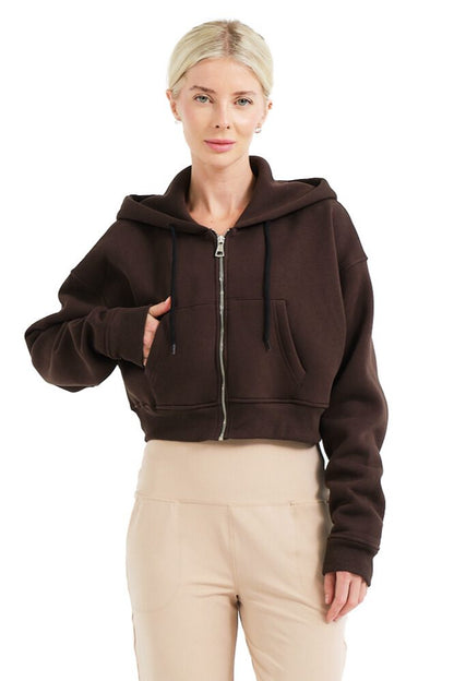 Crop Hoodie Damen-Sweatshirt