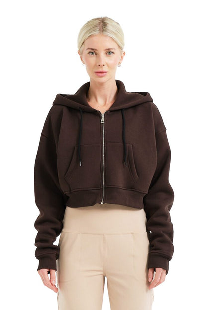 Crop Hoodie Damen-Sweatshirt