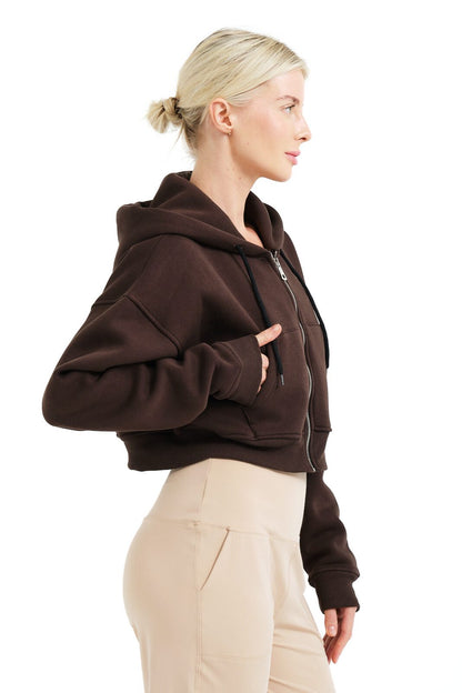 Crop Hoodie Damen-Sweatshirt