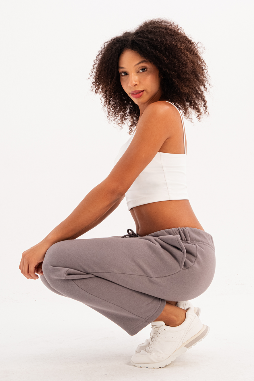 Damen Jogginghose mit Fleece-Futter
