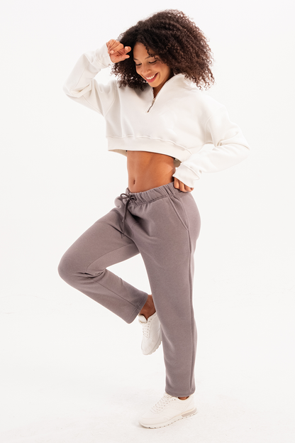 Damen Jogginghose mit Fleece-Futter