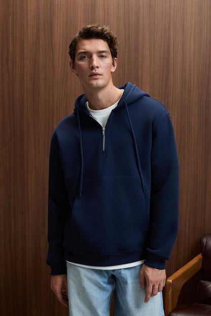 JUSTUS Herren Sweatjacke mit Kapuze