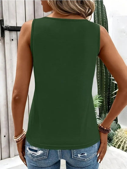 JANE'S Damen Trägerkragen Streifen Ring Detail Viskose Bluse