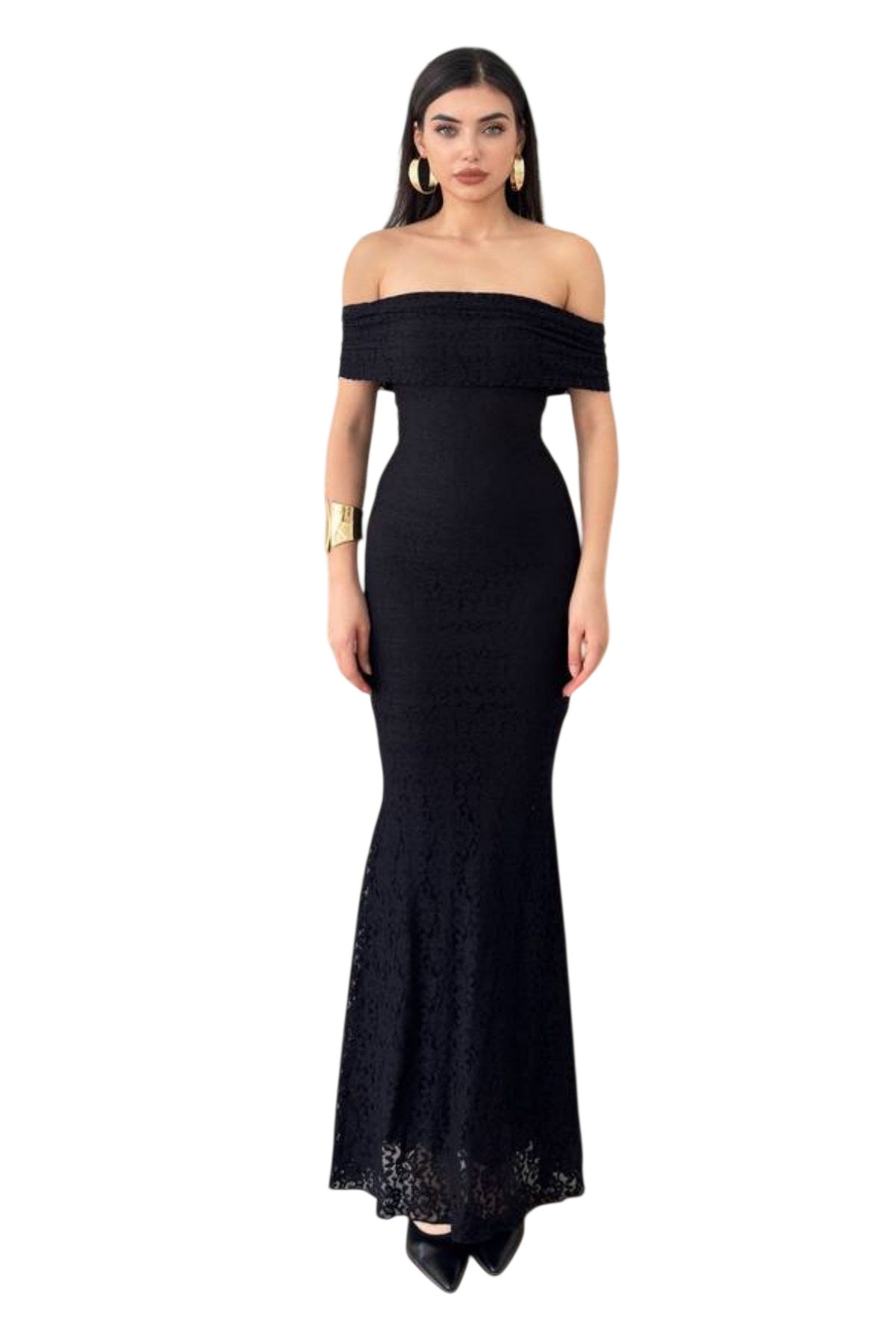 Damenkleid aus gefüttertem Spitzenstoff, Madonna-Ausschnitt, ärmellos, burgunderrot, Brautkleid 367