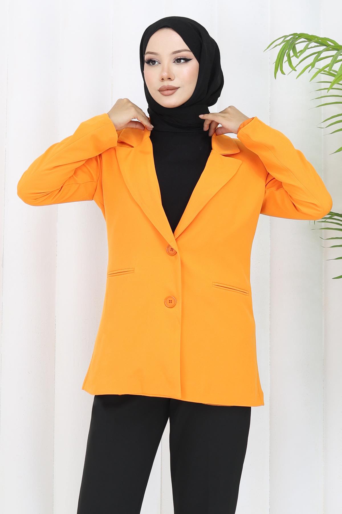 Damen Schwarze Jacke - Stil 6146